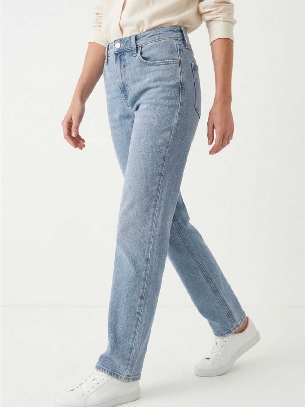 HOLLISTER | Classic High-Rise Straight Leg Jeans Light Blue Women’s Size 24/00